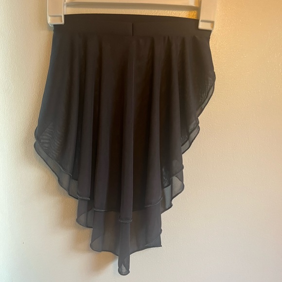 Body Wrappers, XS-S, drape mesh, half skirt, grey, worn once, dance costume - Picture 3 of 3